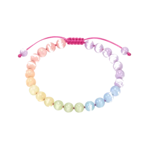 Pulsera de selenita de colores